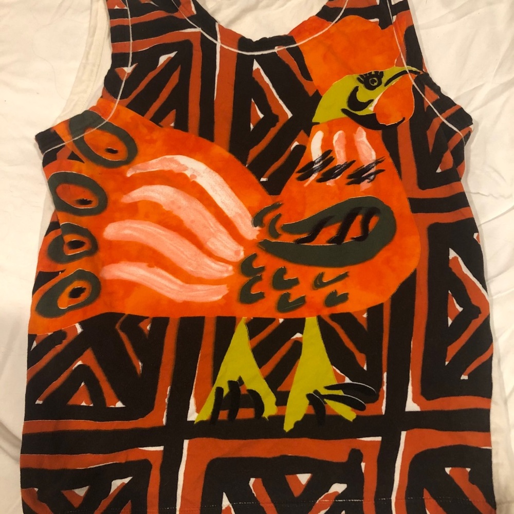 Prada Abstract Cotton Tank